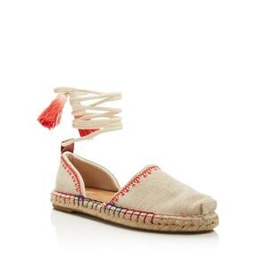 NWT TOMS Womens Natural Beige D'orsay Katalina Espadrille Shoes 10